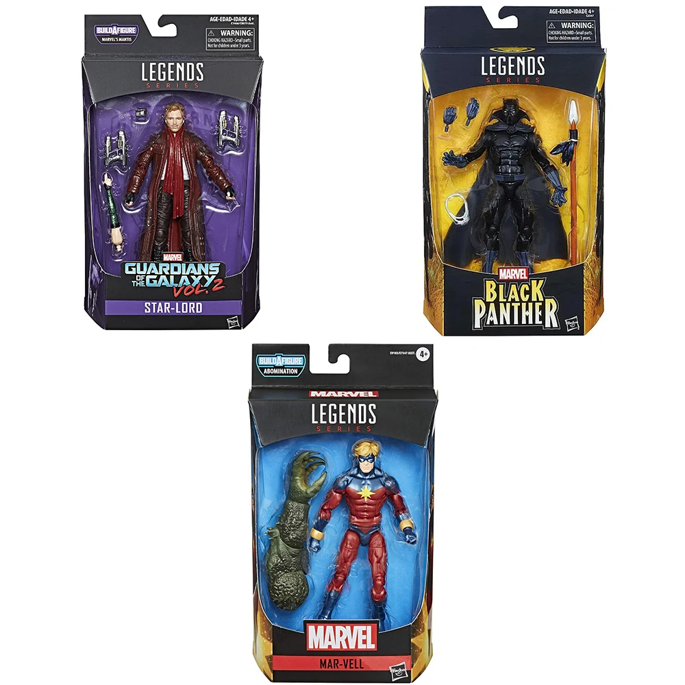 Marvel Legends Series Gamerverse Mar-Vell Action Figure Toy The Galaxy Legends Series Star-Lord Black Panther Children Toys Gift