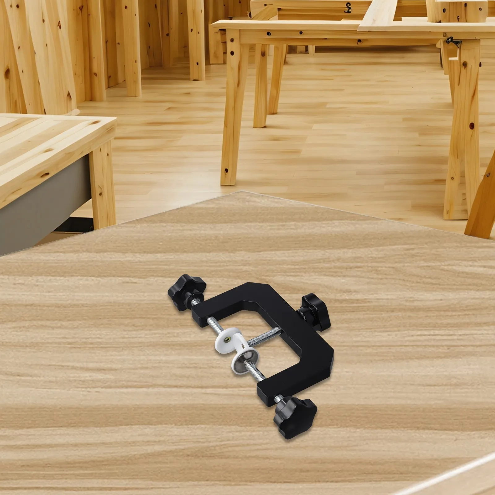 Aluminum Alloy Clamps Cabinet Installation Clamps Quick Release Threads Uniform Pressure Versatile Functionality