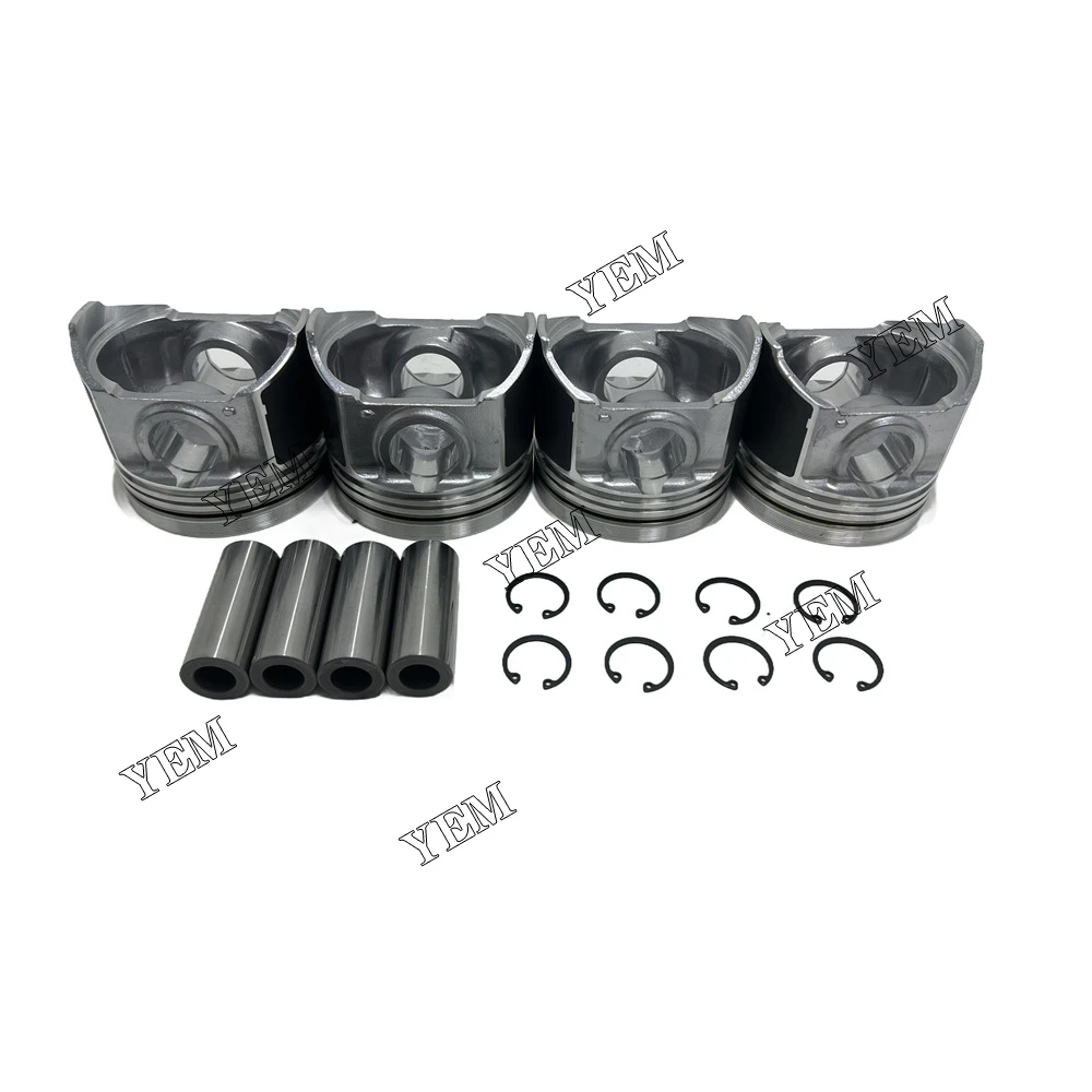 V3800 Piston With Rings Liner Set For Kubota Bobcat S300 S220 S250 T300 T22503