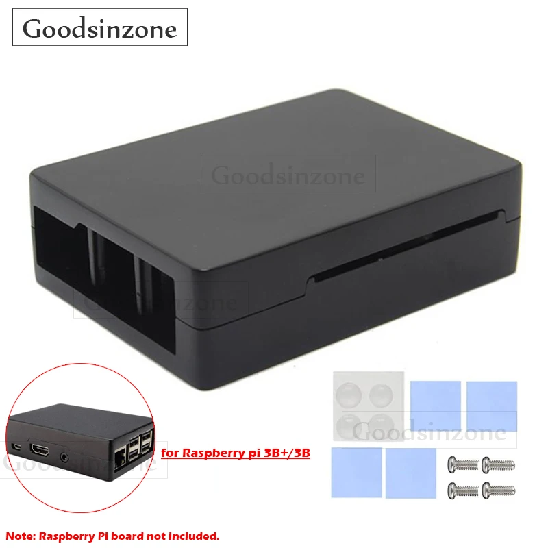 

Алюминиевый корпус радиатора Raspberry Pi 3 B+/3B — цельнометаллический корпус с пассивным охлаждением и премиальной отделкой