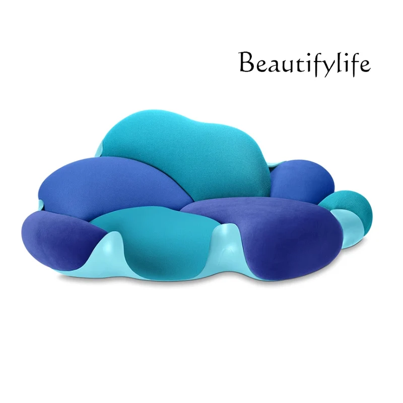 

Italian minimalist designer creative hotel villa living room sofa special-shaped cloud sofa