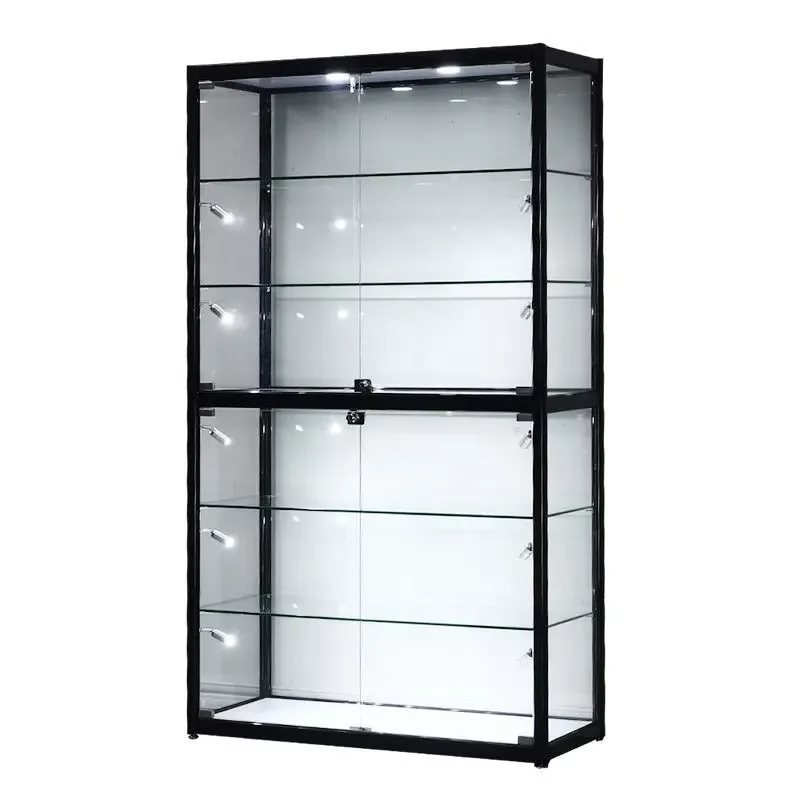 Imagem -02 - Custom Metal Display Stand para Contador Vitrine de Vidro Atacado