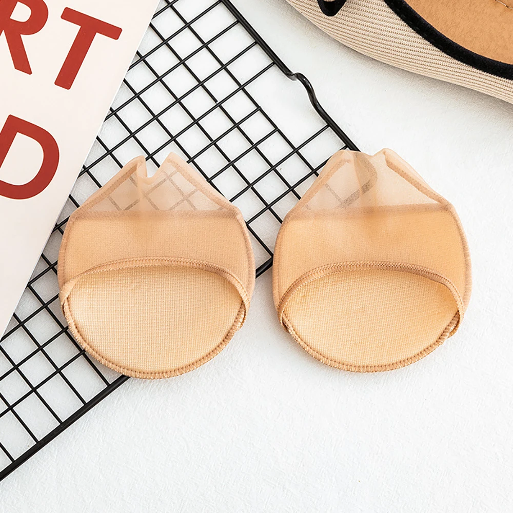 

High Heels Breathable Summer Anti-Slip Silicone Dotted Invisible Socks Half Palm Socks Women Hosiery Forefoot Insoles