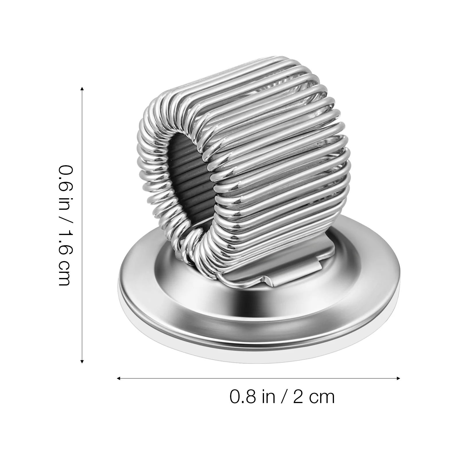 10 Pcs Self Adhesive Pencil Holder Glued Rotating Insert Nice Clips For Notebook Metal