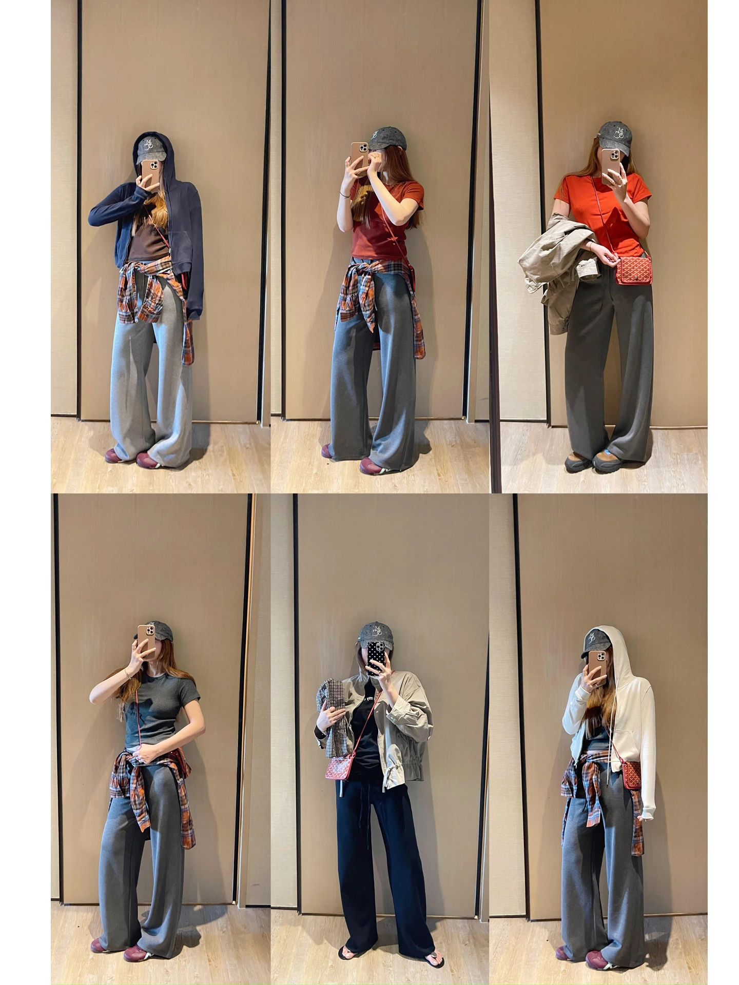 

KOGIRL High Waist Wide Leg Pants Women's Casual Loose Fit Dstring Elastic Waist Korean Sle All-Match Floor-Length Trousers