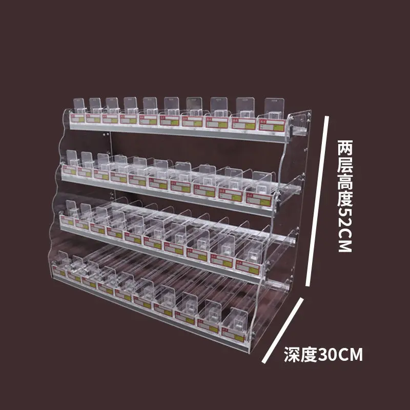 kundenspezifisch. [1723 Repurchases] Automatisches Push-Display-Rack, Thekenkast, Convenience-Store, Supermarke