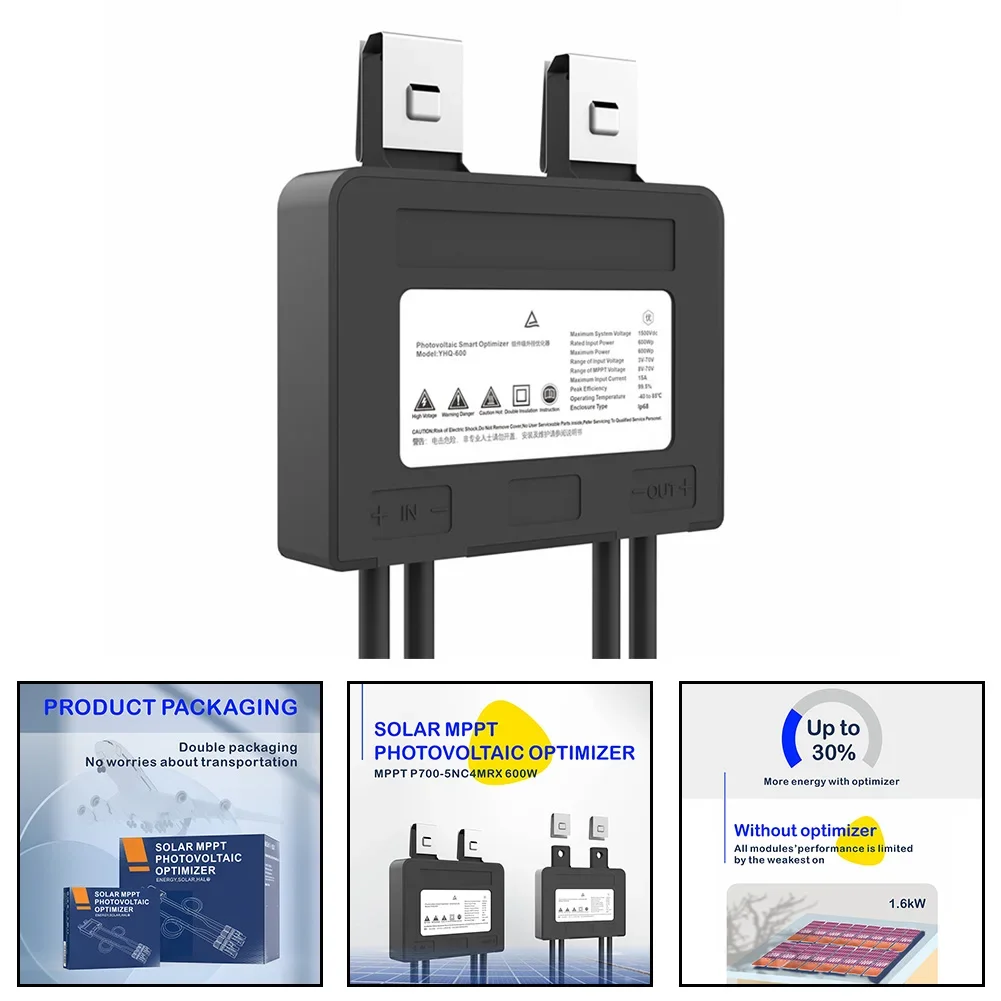 

Integrated Pv Optimizer Mppt 600W 70V Input Real-Time Solar Monitoring Voltage Solar Adapter Alternative Energy Chargers Inverte