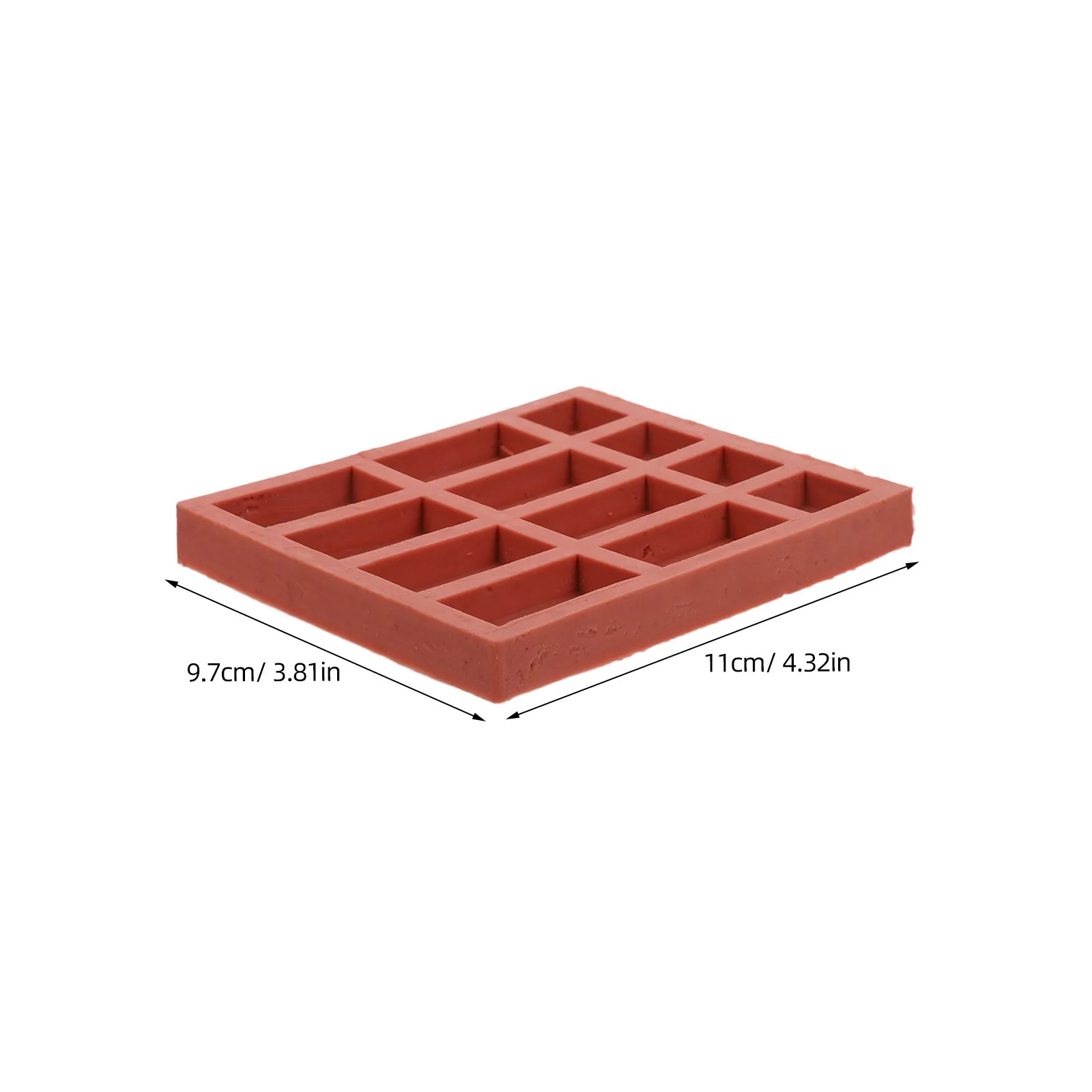 Creative Brick Silicone Mold for Making Tiny Architectural Details Great for Parentchild Crafting Fun with Cement Plaster Or
