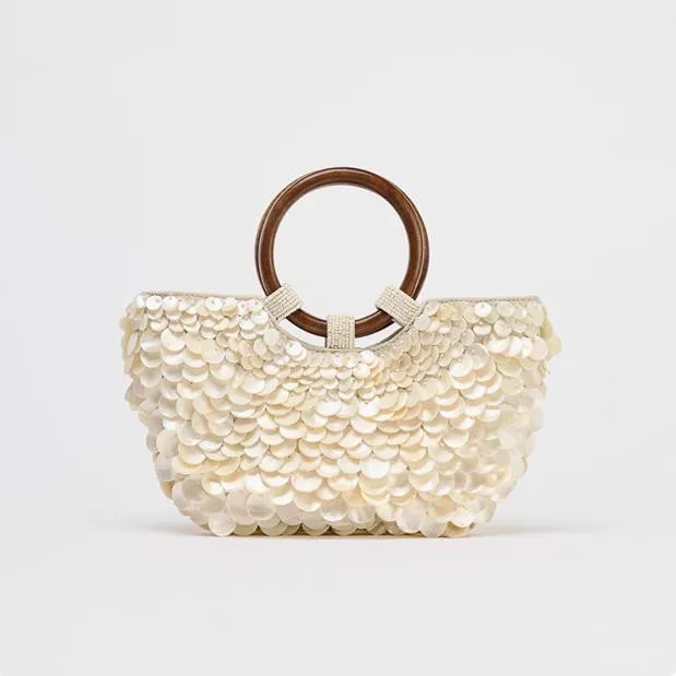 

2025 New Shell Bag Tourist Resort Beach Bag Premium Cross Shoulder Handheld Women's Bag