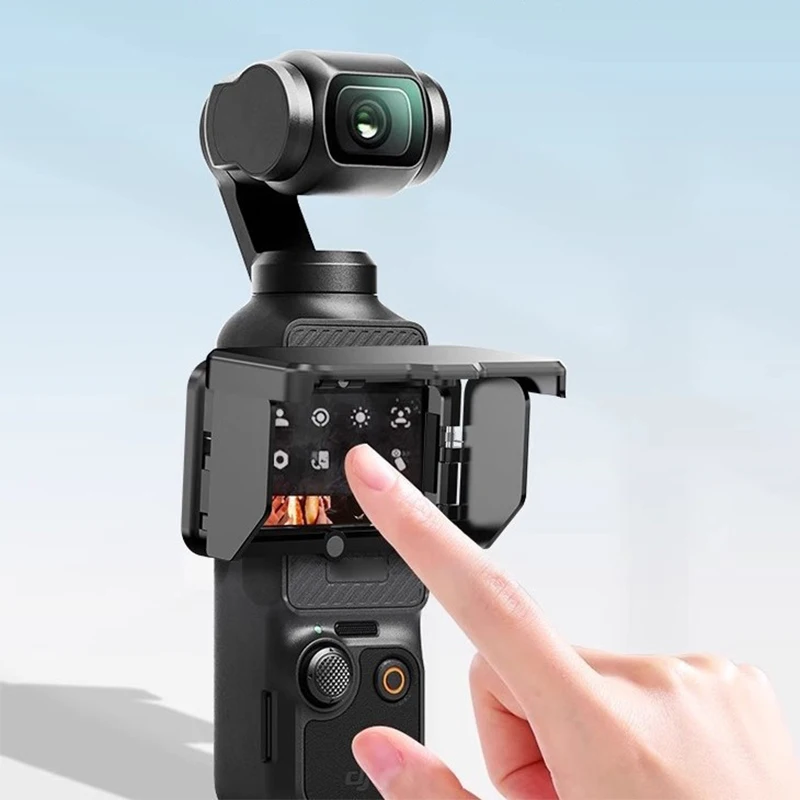 Pare-soleil d'écran pour OSMO Pocket 3, accessoires, pliable sur 3 côtés, Anti-éblouissement, protection de pare-soleil pour caméra