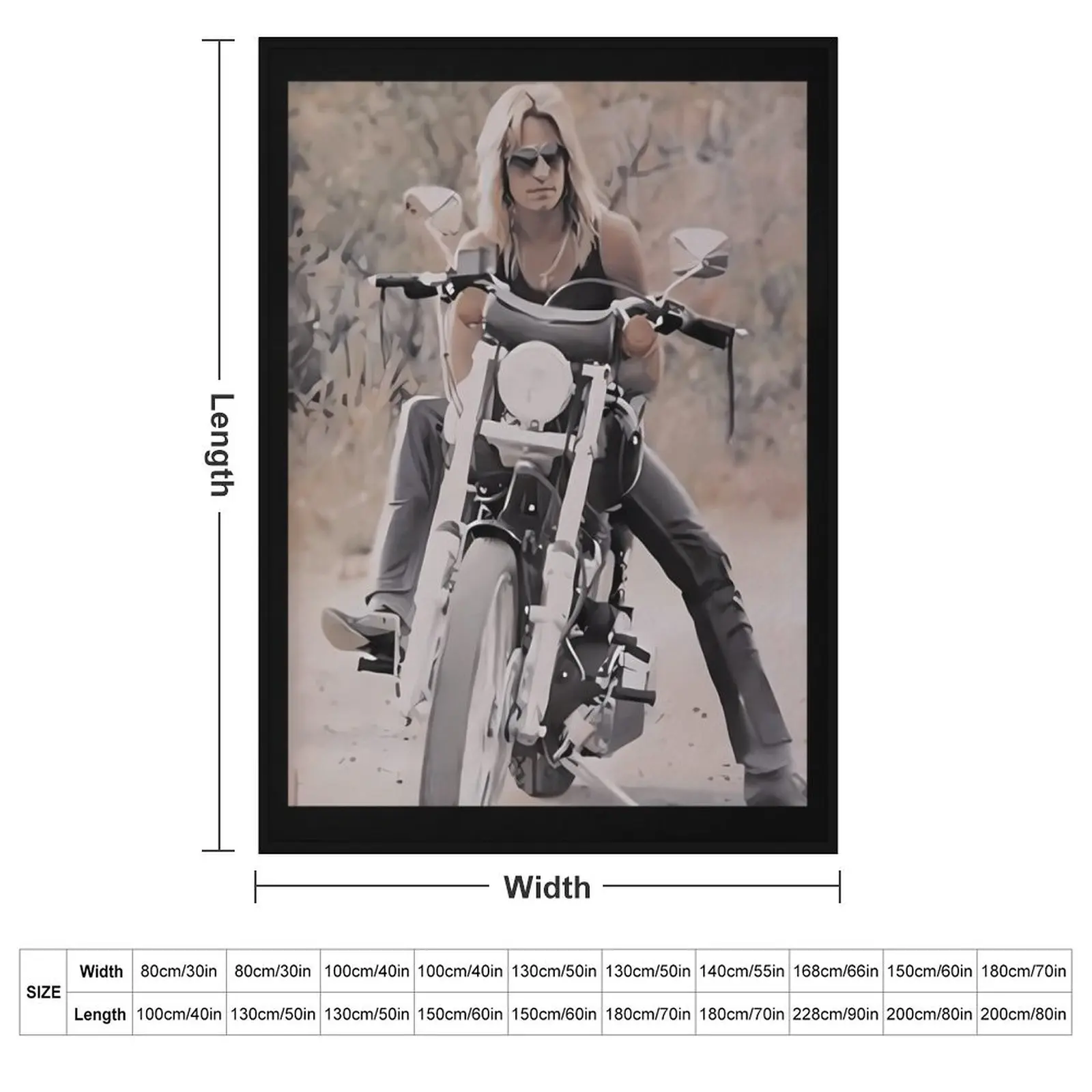 Vince Neil - Album Throw Blanket Summer Beddings anime Blankets