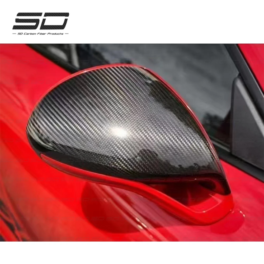 

Dry Carbon Fiber Bodykit Rear Mirror Cover Side Mirror Cover for Porsche 911 991.2