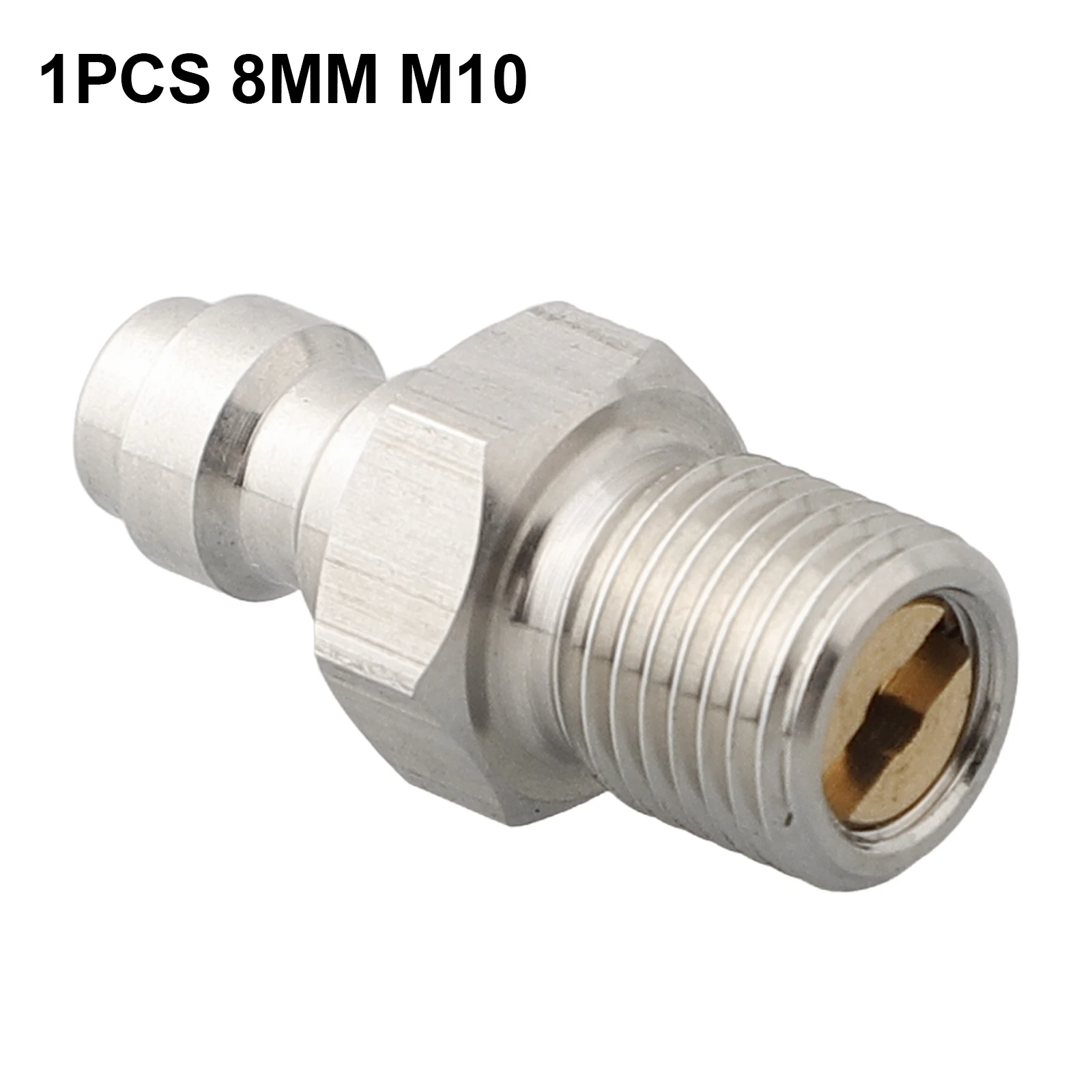 Reliable Performance Stainless Steel Quick Connector Male Precision Leak proof Seal 8MM Way Valve Filled Pacifier