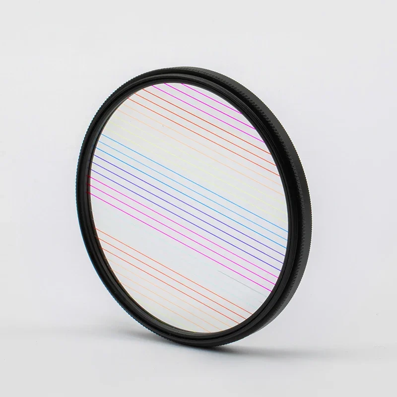 77mm 82mm Rainbow BLUE Orange Red Streak Filter Flare DSLR Photography Camera Special Radiant Filter Light Shine Night