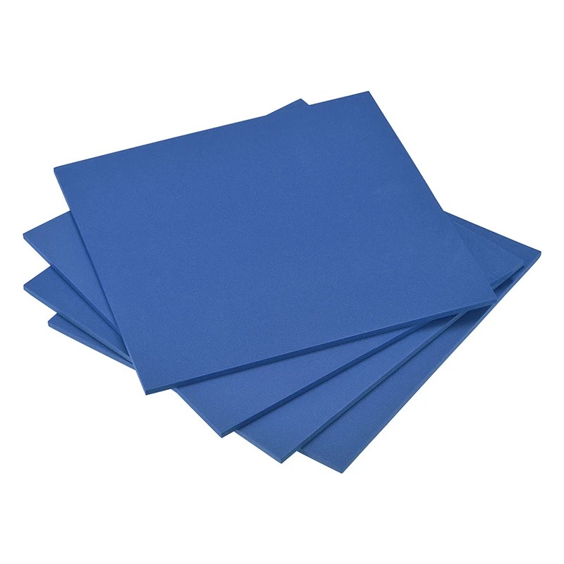 4pcs 5mm Blue EVA Foam Sheets Spone Foam 10x10 Inch Craft EVA Sheets DIY Handmade Model Making Material