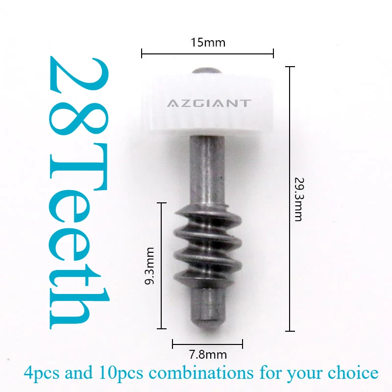 Azgigante alta qualidade para hyundai jm (joyful mover)/tucson mk1 espelhos retrovisores laterais do carro dobrável motor reparação engrenagem cog diy 4/10 pçs