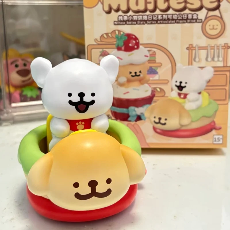 

Toptoy Blind Box Maltese Line Puppy Baking Diary Series Articulated Figure Collectible Trendy Toy Desktop Ornament Enthusiast