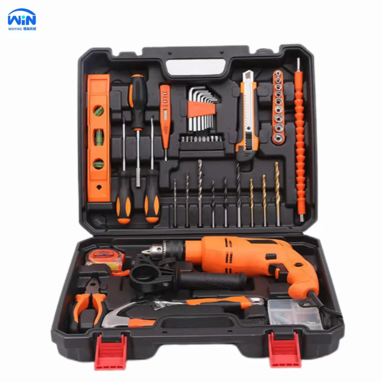 

Combination Practical 115 Pcs Home Hand Tools Kits Electrician Power Drill Basic Hardware Electric Repair Tools Sets