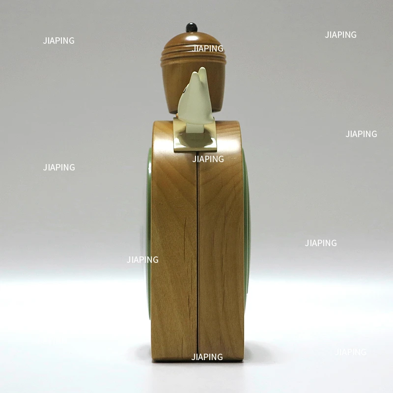 Suitable for Cartoon  Alarm Clock Desktop Solid Wood Ringtone