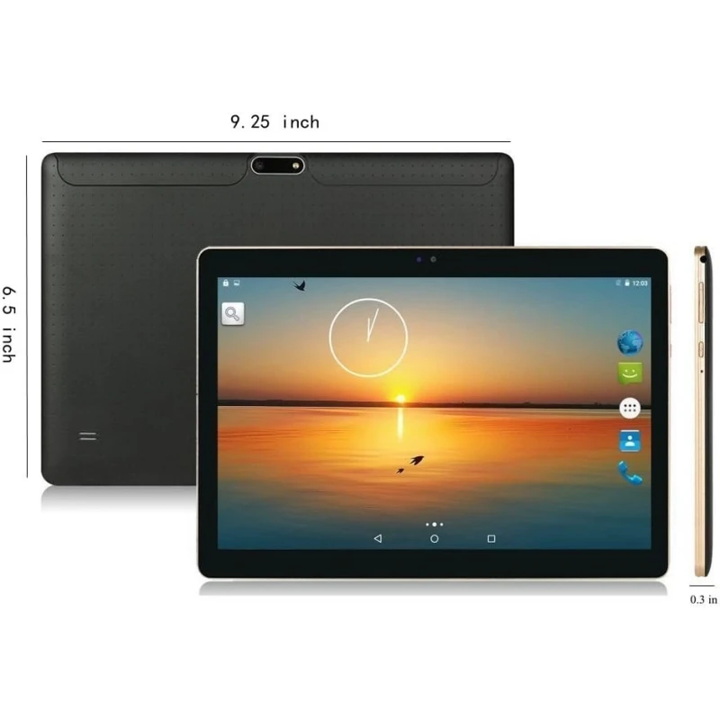 10.1 INCH Android 9.0 Tablet PC T10 RAM 2GB ROM 32GB CPU Processor Quad-core WIFI V9 Dual Camera
