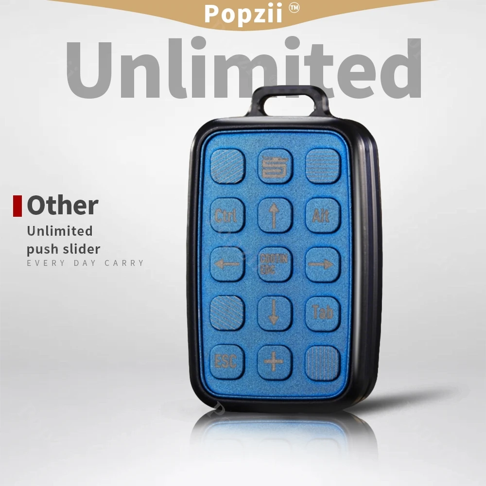 

CYEDC Пресс-вилка для настройки клавиатуры, неограниченное количество слайдеров, игрушки для непоседы, трюки на кончиках пальцев, EDC флип, игрушка для снятия стресса