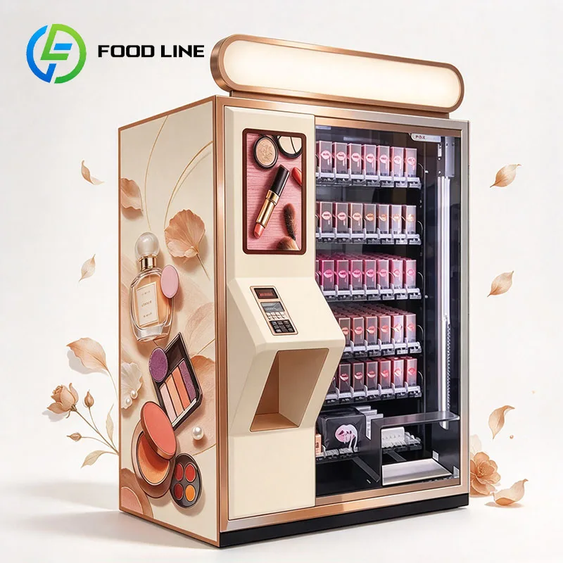 Cosmetics Vending Machine Makeup Vending Machine Beauty Retail Lashes Lip Gloss Blush Automated Customized