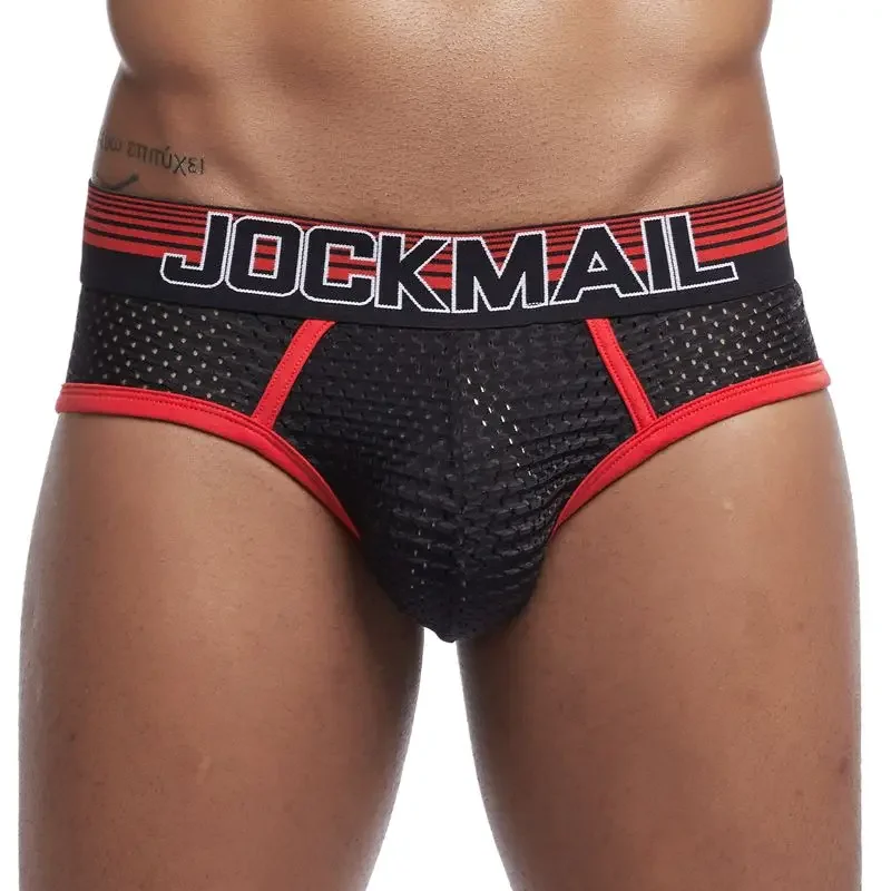 Sexy Man\'s Underwear Briefs Underpants Nylon Mesh Men\'s Briefs Bikini Underwear Men\'s Boxer Briefs Breathable  Quick Dry