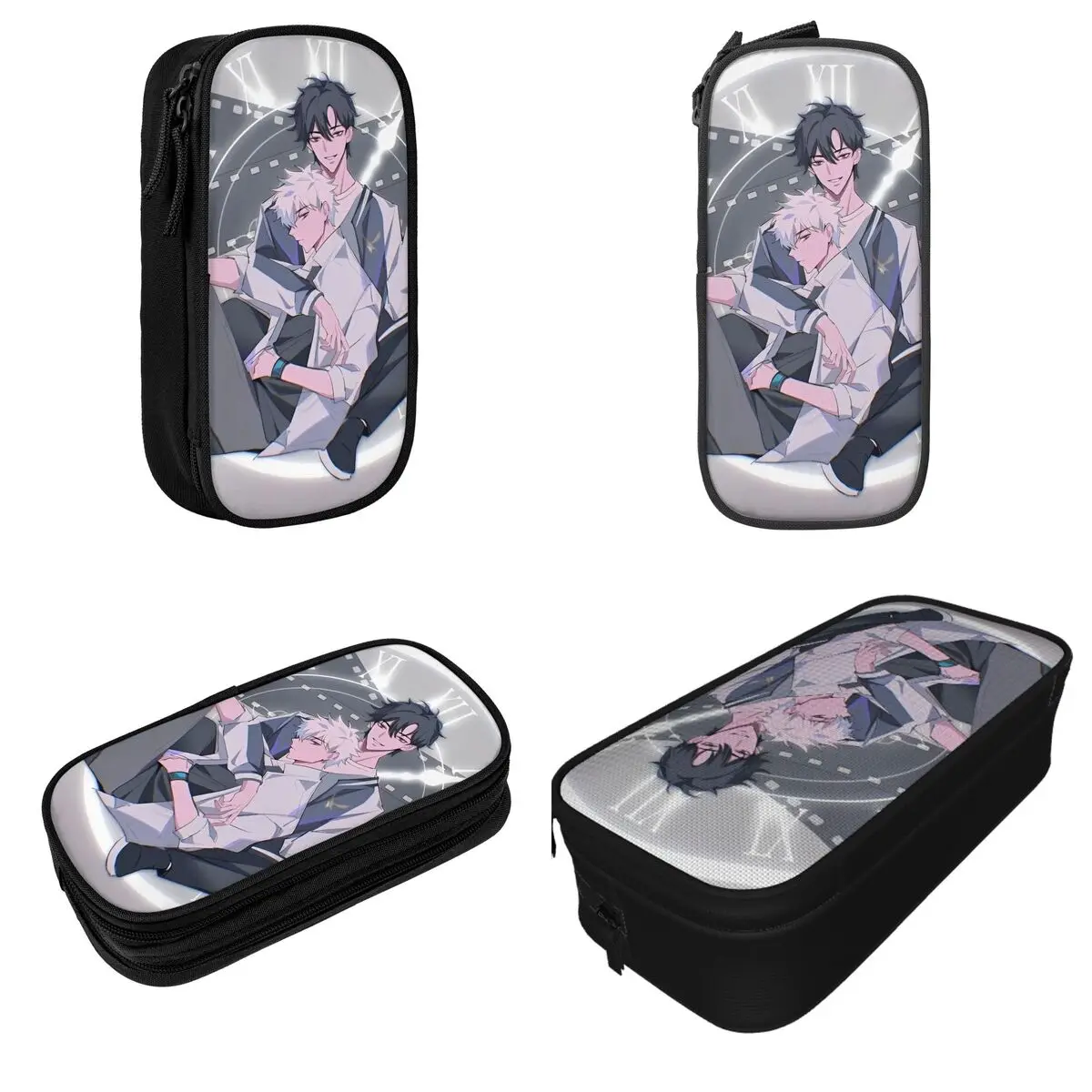 Link Click Pencil Case Lovely Anime Pen Box Pencil Bags Girl Boy Large Storage Students School Gifts Pencilcases