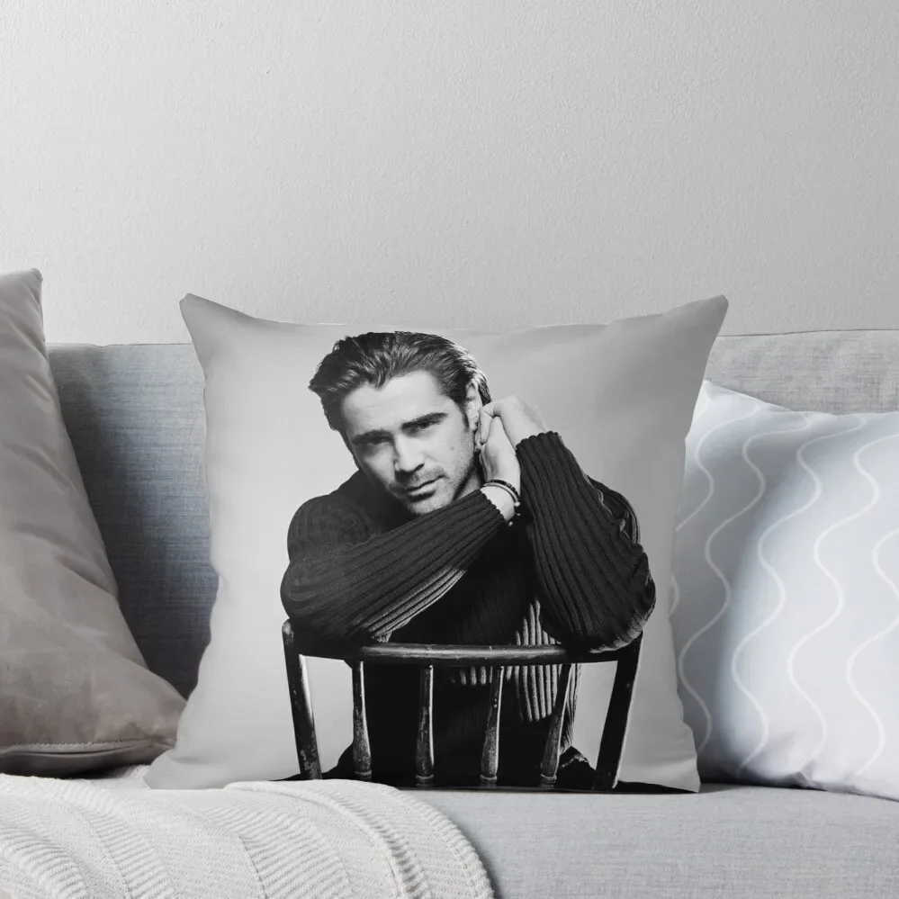 

Colin Farrell in pose model handsome Throw Pillow Pillow Case Christmas Sofa Cover pillow