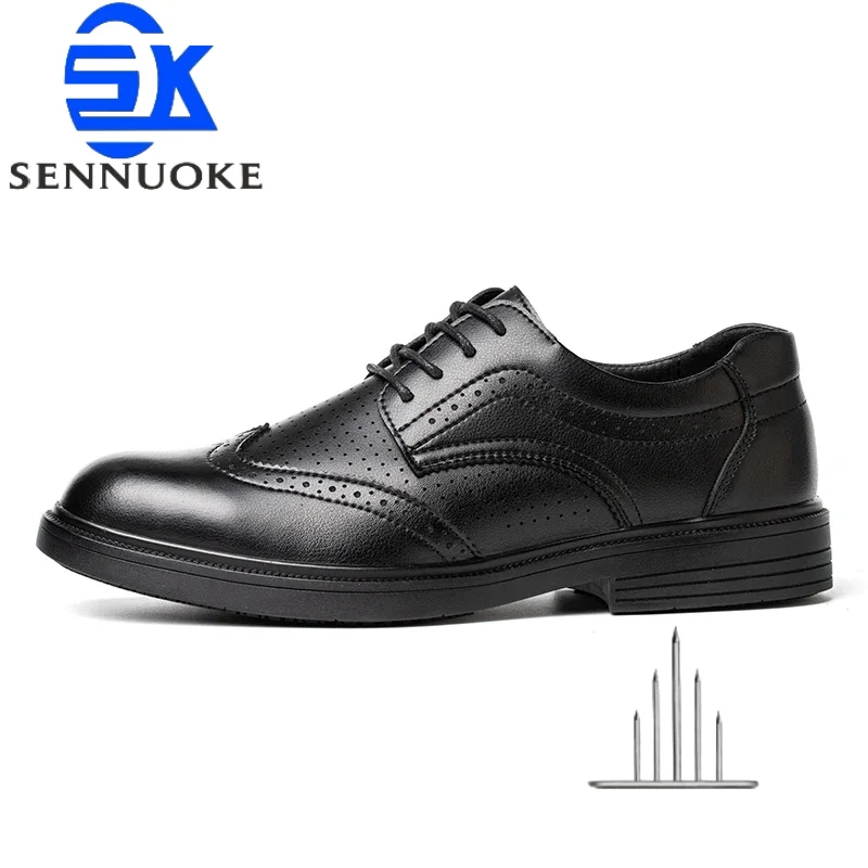 Safety Shoes ManforWork Man's Safety working Shoes Lightweight Work Wear Industrial Security-Protection Waterproof