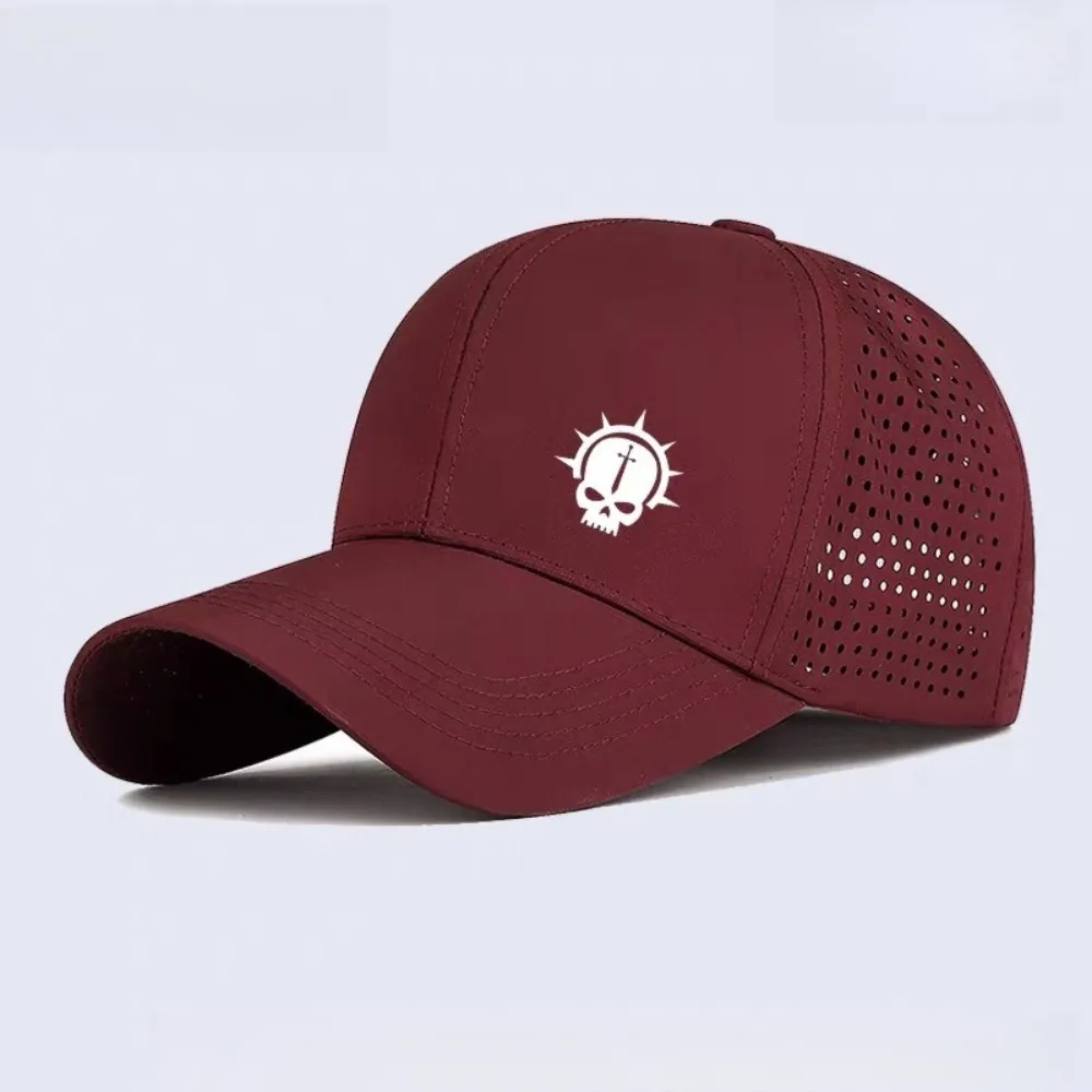 Warhammer 40K Peripheral Baseball Cap Thin Visor Hat Word Bearers Space Marines Peripheral Baseball Cap for Men and Women Gift view 5