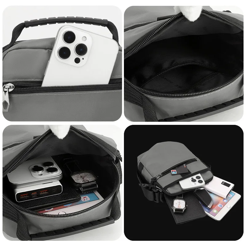 Petit sac à bandoulière en Nylon pour hommes, marque japonaise, Mini sacs mobiles, sacs à main décontractés pour étudiants, voyage Murse, 2025