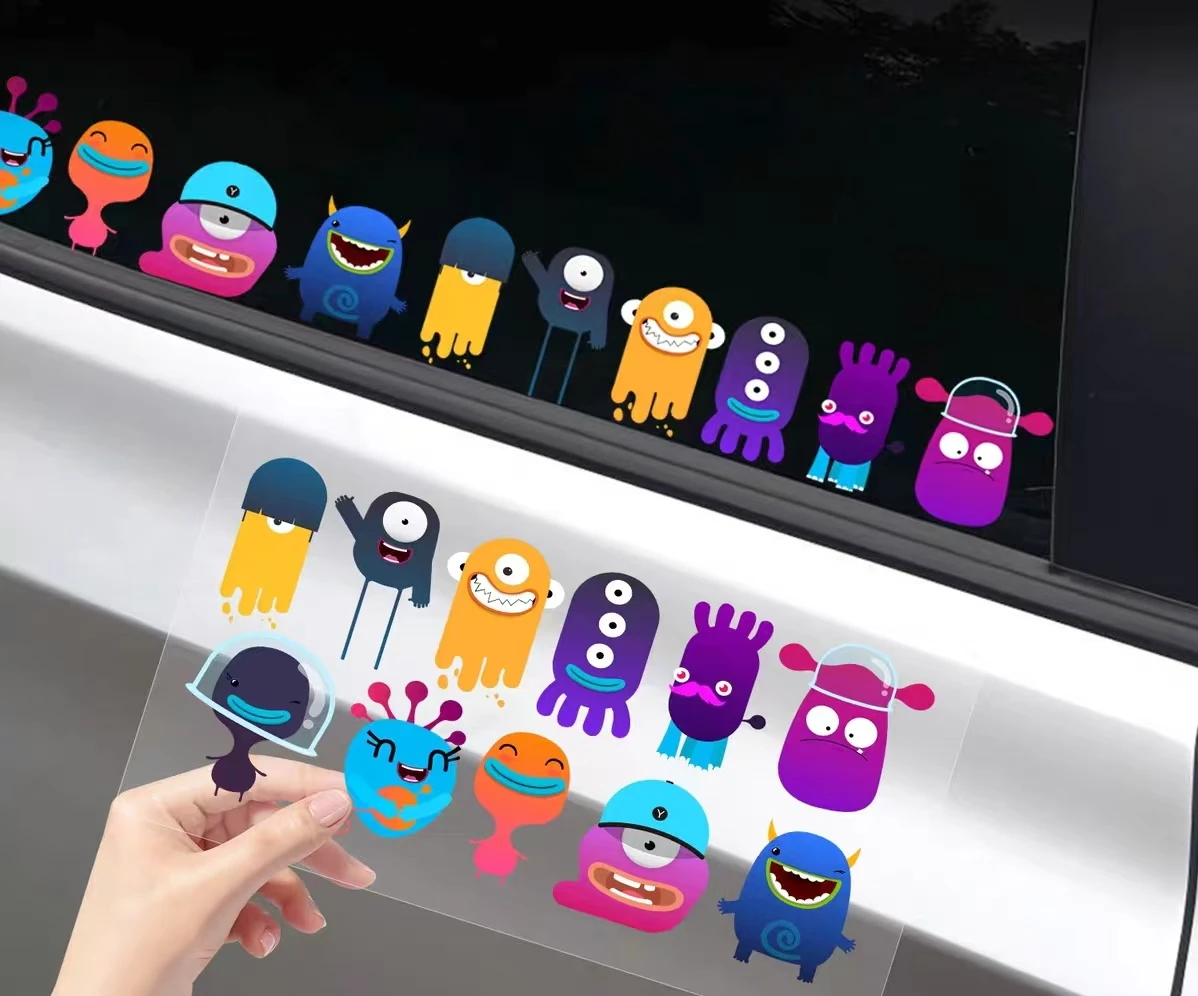 

Дофамин милые маленькие монстры мультфильм граффити наклейки DIY автомобиль мотоцикл мотоцикл наклейка для царапин