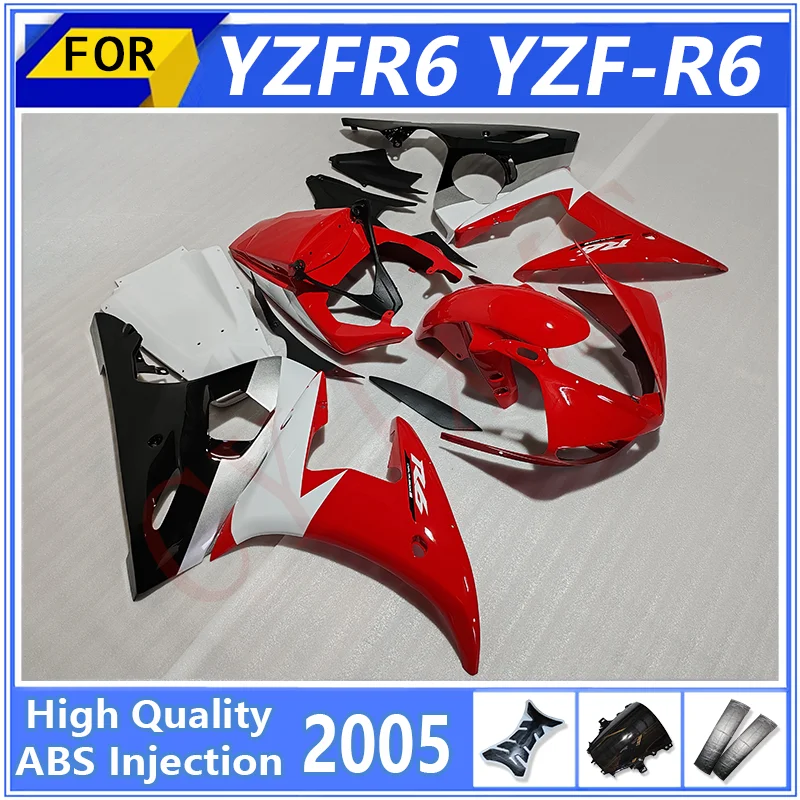 

Motorcycles Aftermarket Fairings Kits For YZFR6 YZF-R6 2005 Full Cover Moto Fairing Kit Set YZF R6 05 Bodyframe Deflectors Panel