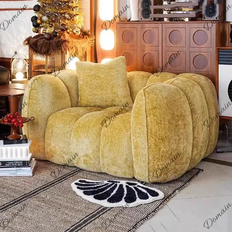 HIJ Individual Cute Living Room Sofas Puffs Nordic Bedroom Tiny House Outdoor Sofa Strawberry Designer Gonfiabile Home Furniture