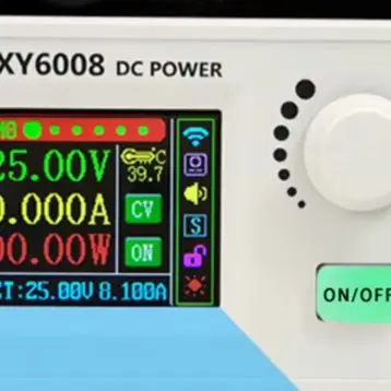 

XY6008 XY6008-W Регулируемый источник питания постоянного тока Понижающий модуль Регулируемый стабилизированный постоянный ток с ЧПУ Постоянное напряжение Постоянный ток