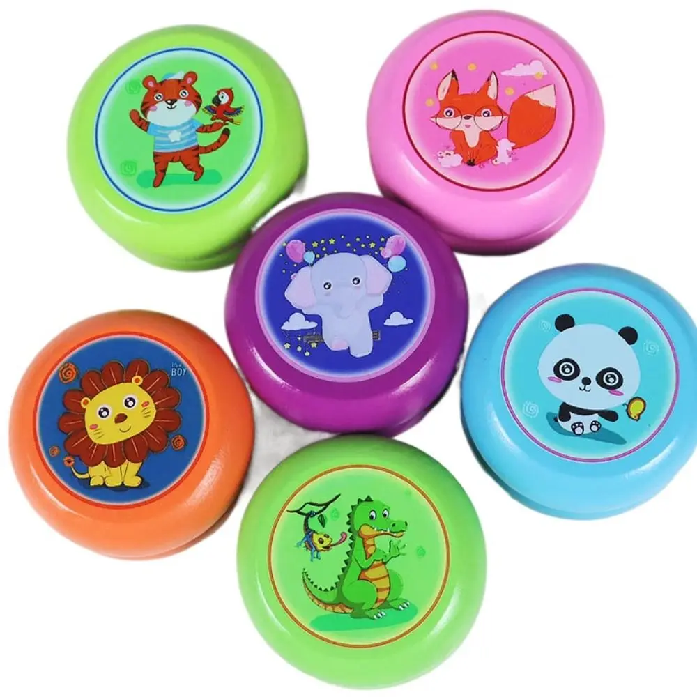 

Animal Wooden Yoyo Simplicity Portable Concentration Children's Toys Durable Cartoon Developmental Toys