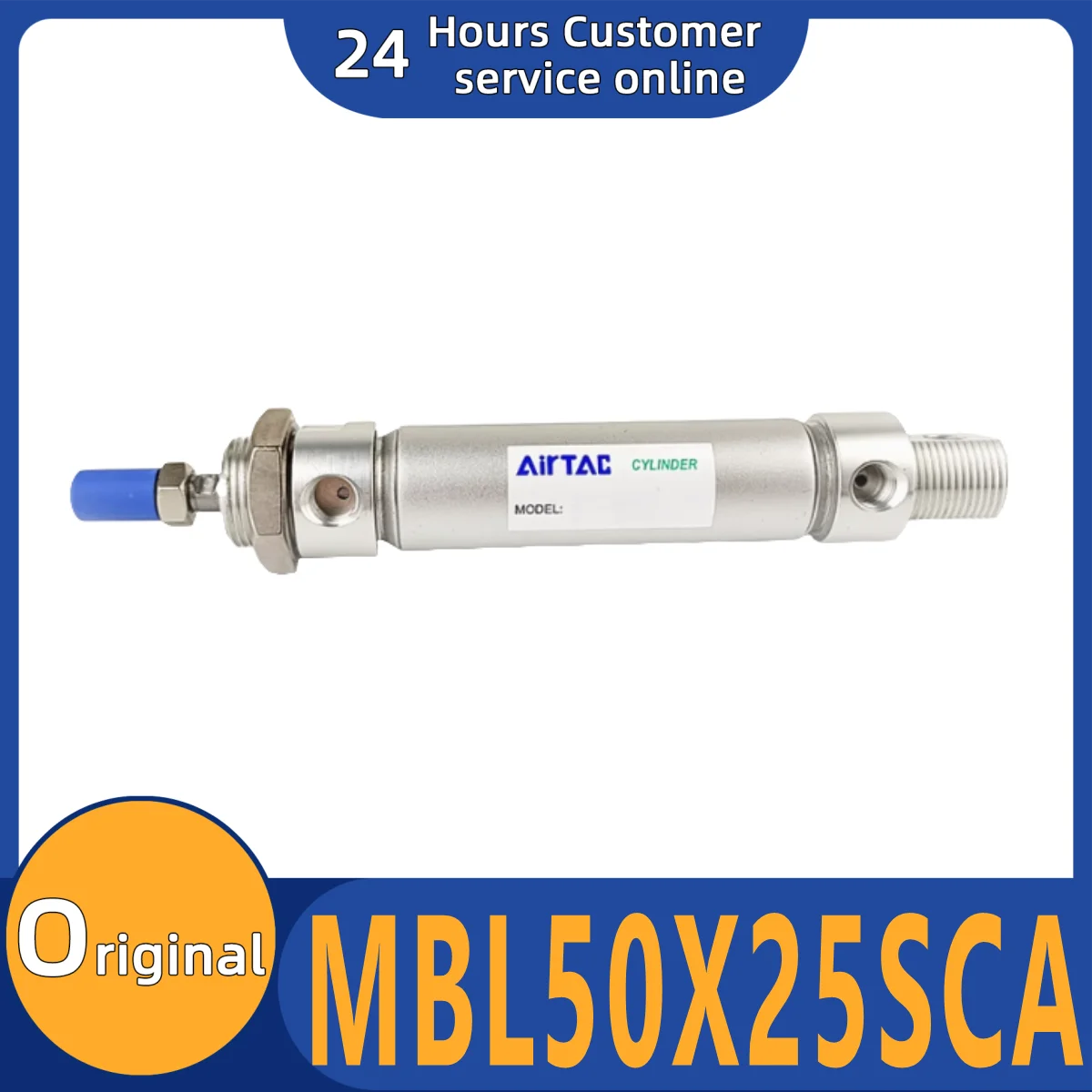 

Brand new original aluminum alloy mini cylinder MBL50X25SCA MBL50X50SCA MBL50X75SCA MBL50X100SCA