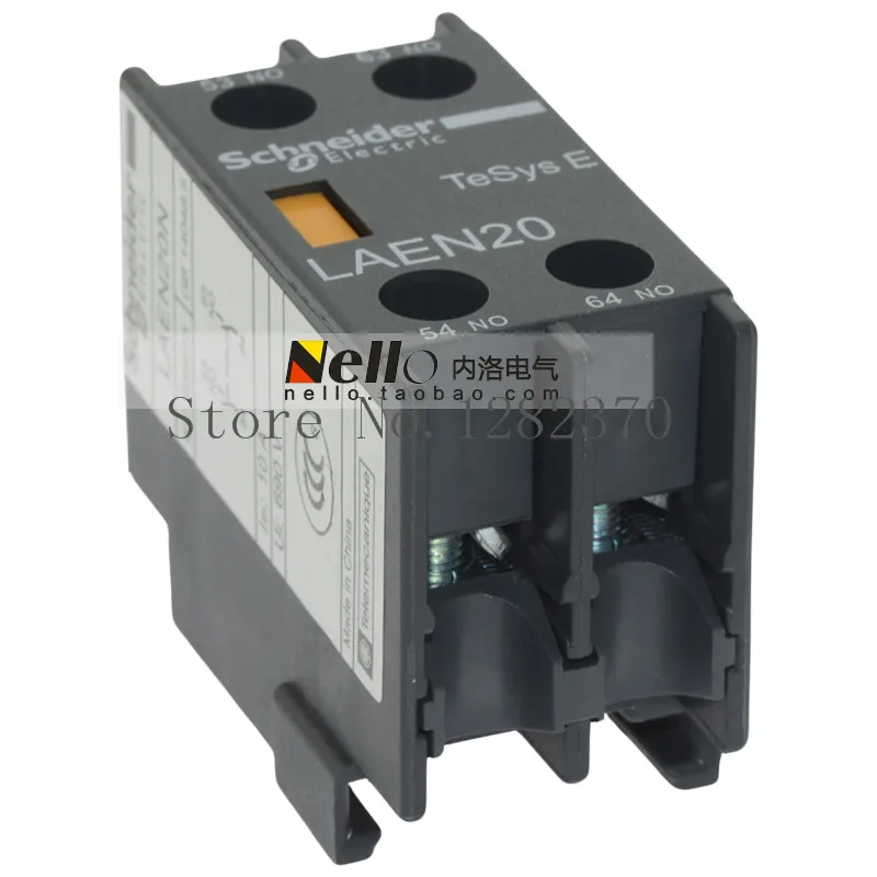 [ZOB] Genuine original contactor being installed auxiliary contact LAEN20N LA-EN20N 2NO 2 normally open  --10pcs/lot