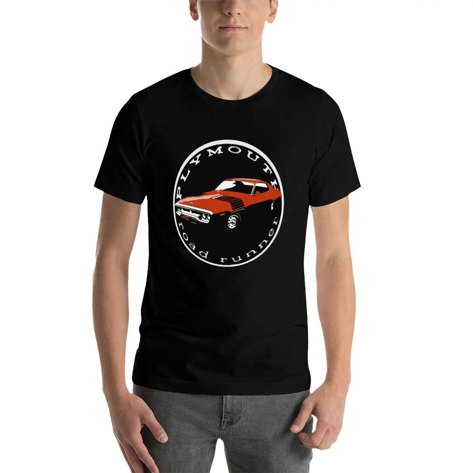 1972 Plymouth Road Runner Hardtop T-Shirt man t shirt luxury t shirts for man graphic tees t shirts for man pack cotton T-shirt view 3