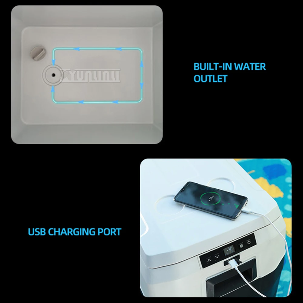 30L Camping Nevera Pequeña Electrodomestico Portable Car Refrigerator Compressor Freezer Fridge