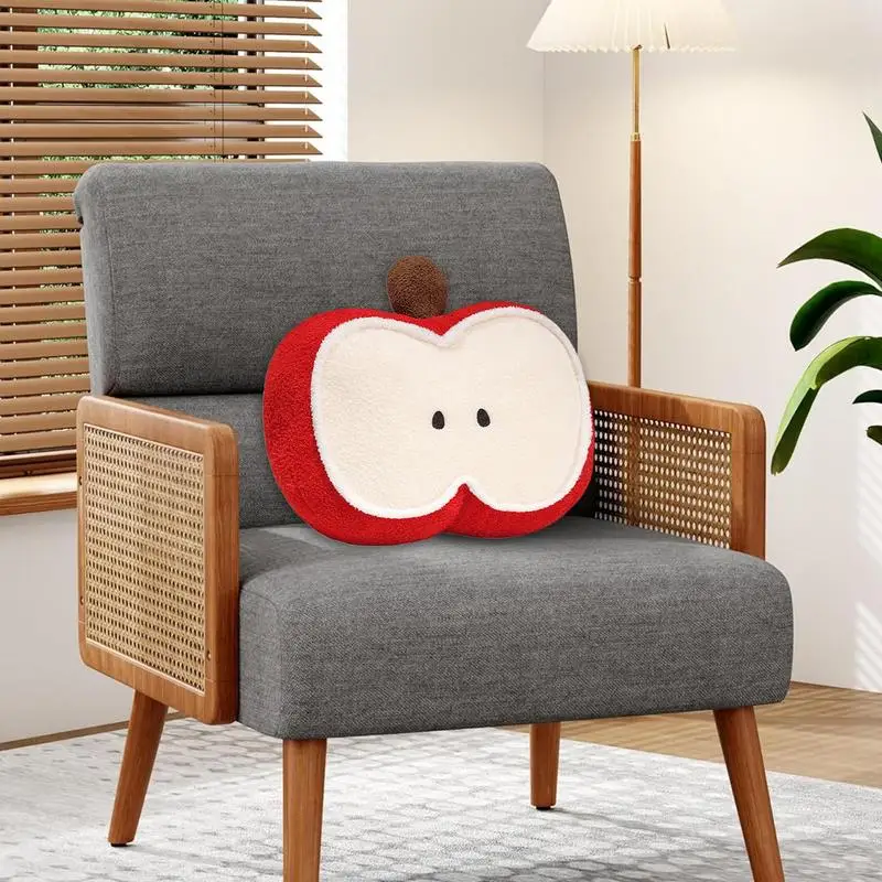 

Plush Fruit Pillows Fruit Pillows For Couch Adorable Lumbar Spine Waist Supporter Cartoon Comfortable Stuffed Hugging Toy