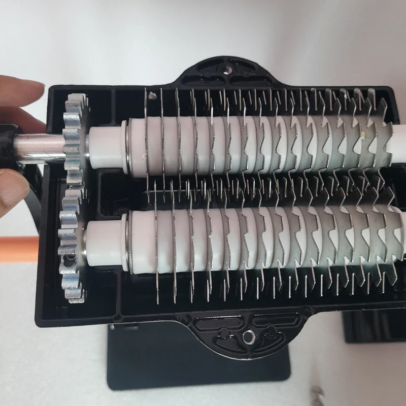 สแตนเลสสตีลสไตล์ตะวันตกเนื้อสับเข็ม Tender เนื้อเครื่องคู่มือเนื้อคลายเครื่องเอ็นหักและค้อนเนื้อ