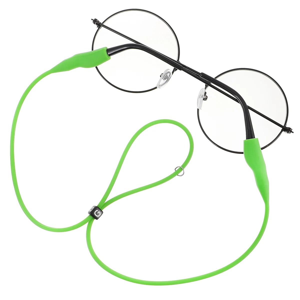 

6pcs Sports Glasses Lanyard Letter Print Anti Slip Eyeglass Chain Cord Strap Silicone Nylon Nonslip Fixing Rope For Reading