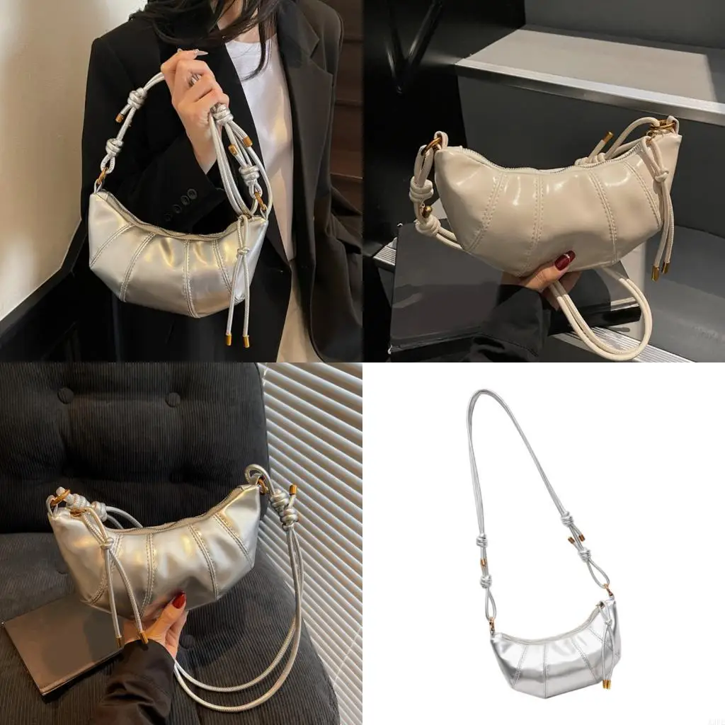 

Women Dumplings Bag Fashionable Shoulder Bag Crossbody Bag Simple Commuting Bag