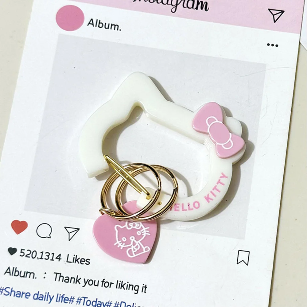 พวงกุญแจคาราไบเนอร์ลายซานริโอ้ เฮลโล คิตตี้ มายเมโลดี้ น่ารัก สำหรับเด็กผู้หญิง ใช้เป็นจี้กระเป๋า พวงกุญแจ ของขวัญวันเกิด