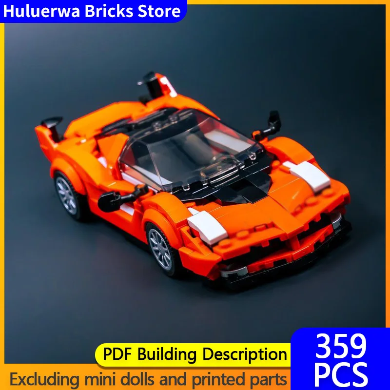 

Speed Racing Car Model MOC Building Bricks FXX-K Top Tier Sports Car Modular Technology Gifts Holiday Assemble Children Toy Suit