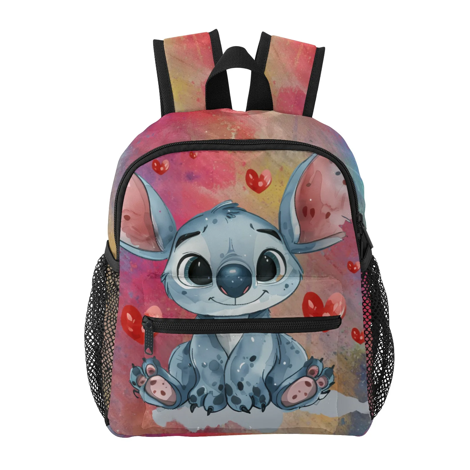 

Cute Stitch - Cute Cartoon Character with Hearts School Backpack For Children Printed School Backpacks For Teenagers Girls' Scho