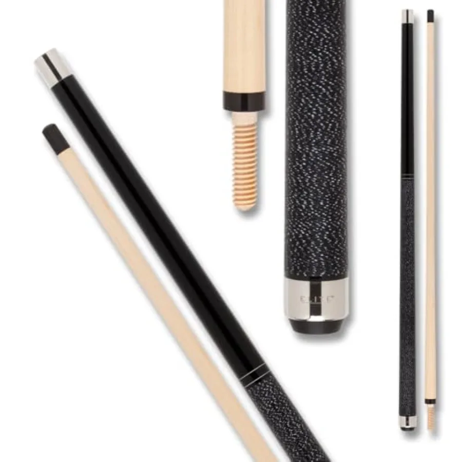 

Elite Heavy 27oz Banned Break Cue Massive Weight Breaker Cue Black Irish Linen Wrap Phenolic Tip Wooden Cue with Hardrock Maple