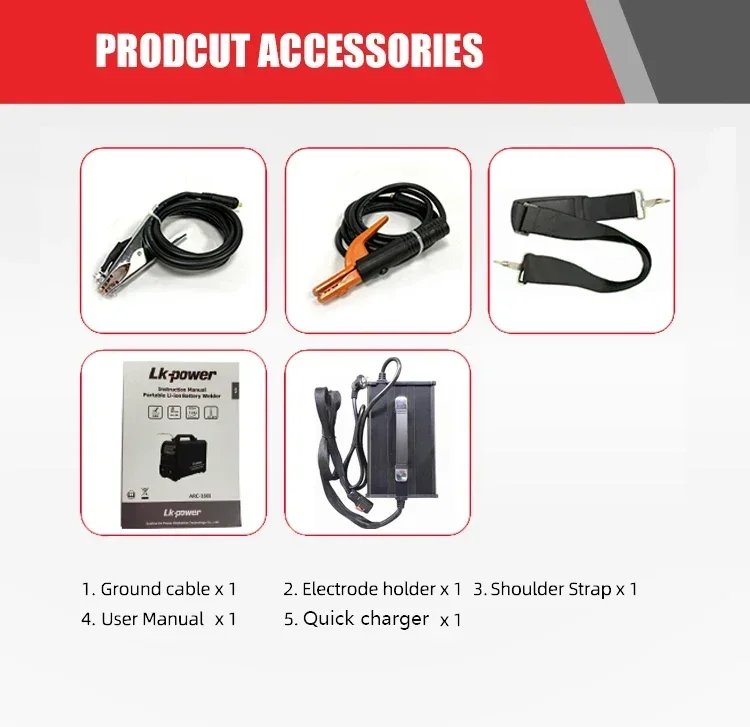 New Trend 160A Cordless Welder MMA Stick Lithium Battery Powered Portable Welding Machine For Emergency Repair Offsite